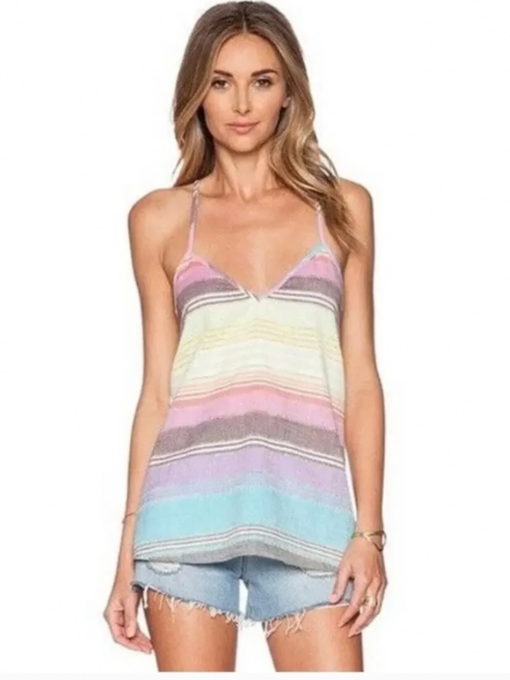 Mara Hoffman stripe summer tank